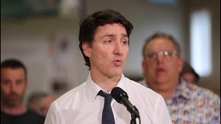 Prime Minister Trudeau meets with local union workers, seniors