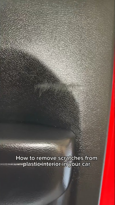 REMOVE scratches from plastic interior !!! #shorts #cars #carfix #cars #viral #viralshorts