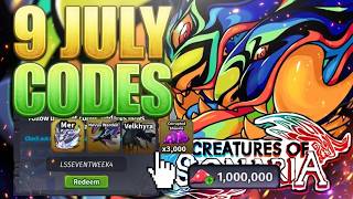 9 JULY!💥CODE⚠️ CREATURES OF SONARIA CODES 2026 - ROBLOX CREATURES OF SONARIA CODES-COS CODE