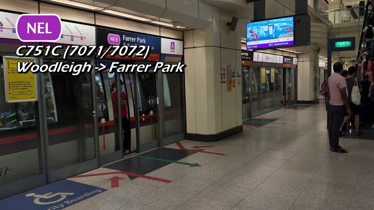 SBST - ALS C751C (7071/7072) (Woodleigh » Farrer Park) - YouTube