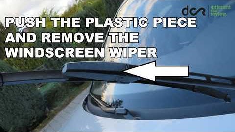 How To Remove Windshield Wiper Blades Audi A6 C5 1997-2004