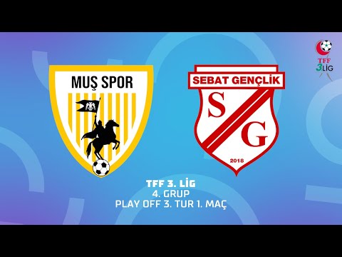 TFF 3. Lig 4. Grup Play Off 3. Tur 1. Maç | Muş 1984 Muşspor - Sebat Gençlik Spor