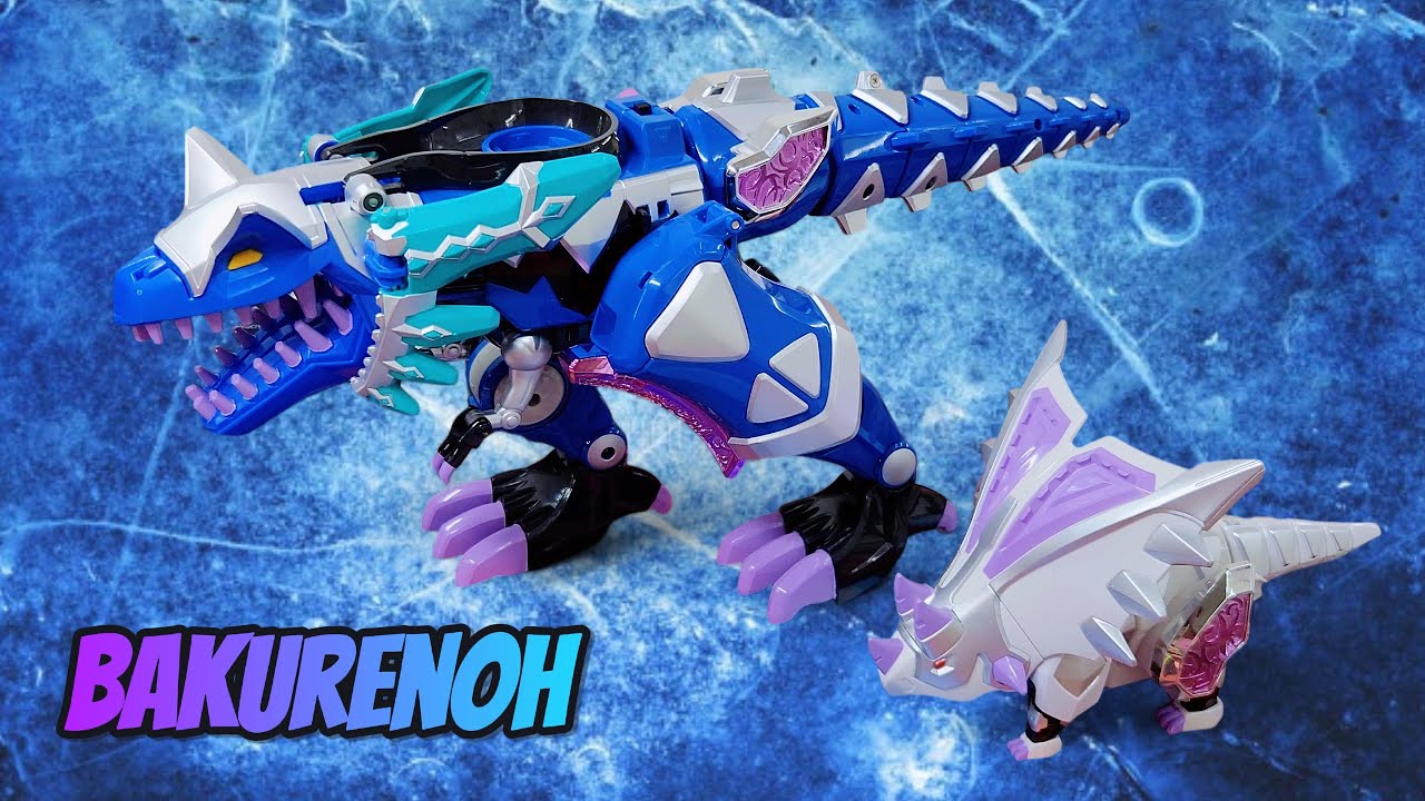 Review Bandai DX Gattai Khủng Long Băng BakurenOh Abaranger #bandai #gattai #abaranger #reviewdochoi