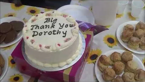 Presentation to Dorothy - Watford Celebration 2018