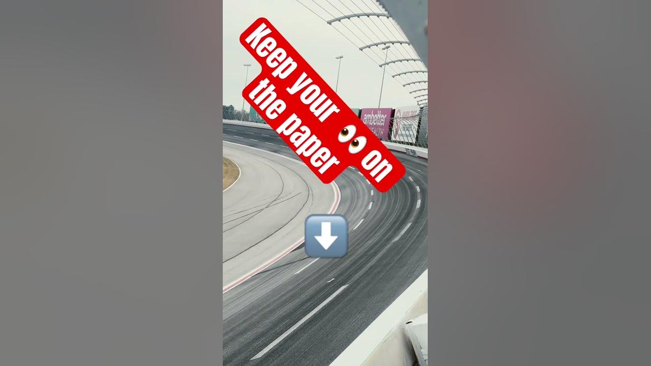 NASCAR vs paper #nascar