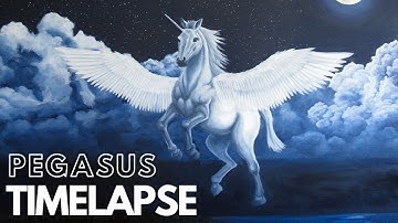 Pegasus | Oil Painting Time Lapse
