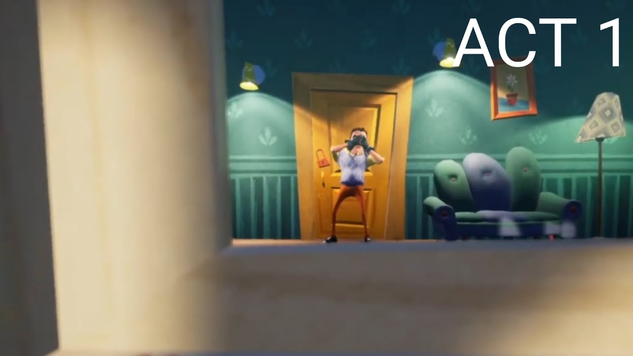 HELLO NEIGHBOR ACT 1 (this game makes me tweak)