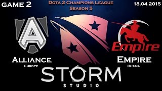 D2CL: Empire vs Alliance, 2 игра, 18.04.2015 @bo2