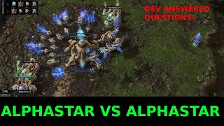AlphaStar vs AlphaStar (PvP) & Dev Answered Questions!