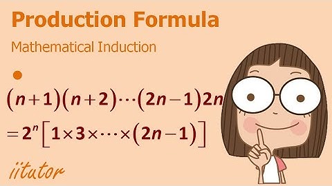 💯 Proof of Production Formula by Mathematical Induction. Watch this video!