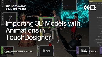 Importing 3D Models with Animations in TouchDesigner - TouchDesigner Tutorial 223