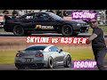 8-second Skyline GT-Rs vs R35 GT-Rs on a Runway  - PRP GT-R Challenge Pt2
