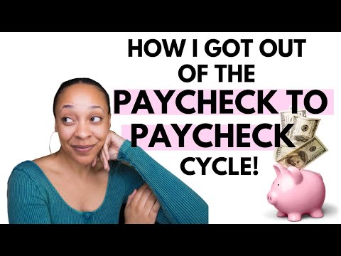 NO MORE LIVING PAYCHECK TO PAYCHECK! How To Stop Living Paycheck To Paycheck On One Income