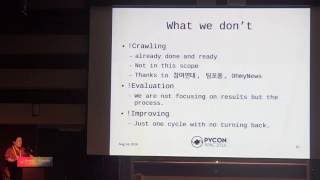 이홍주: Python 으로 19대 국회 뽀개기 - PyCon APAC 2016