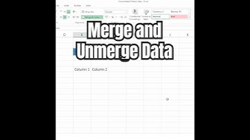 How to merge and unmerge cells in Microsoft Excel