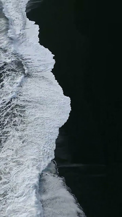 A beautiful contrast on the beach in Iceland || WhatsApp status || #beach #iceland