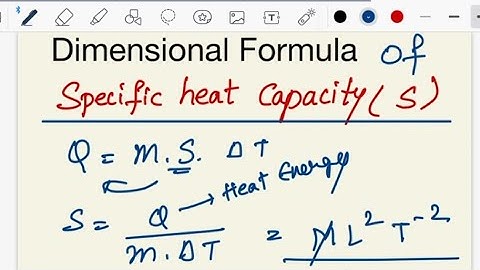 Trick for Dimensional Formula of Specific Heat Capacity #dimensional #dimensionalformula #neet #jee