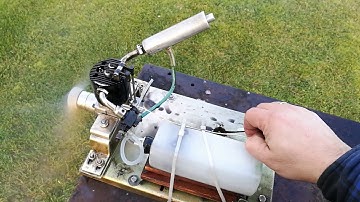 Made in England Magnum 91 Open Rockers 4-Stroke Engine Test