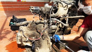 Restoration of old Daewoo car gearbox | Guide to repair and restore old car gearbox 5-speed