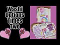 Washi Options Times Two with Shalon