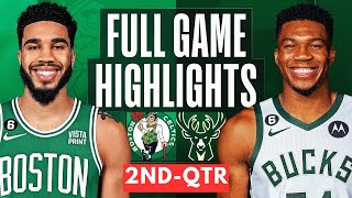 Boston Celtics vs. Milwaukee Bucks Highlights HD 2nd-QTR | 22, 2023 NBA Regular Season