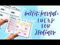 Bullet Journal Ideas for Students || Back to School Bullet Journal Spreads