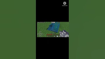 unlimited water source with one bucket Minecraft build hack #27
