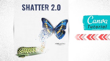 Canva Shatter | Dispersion | Splatter Effect [Tutorial]