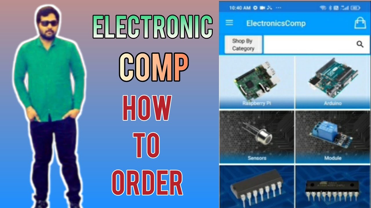 Electronic Comp app How To Order / Mahendra Tech YouTube