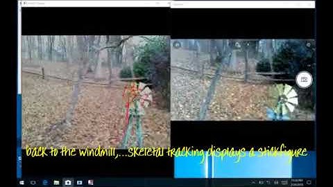 Windows Kinect Outside In BackYard, Kinect Ghost part 3, DIY Handheld Portable 3d IR SLS Camera