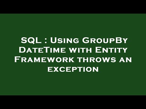 SQL : Using