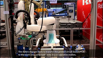 Collaborative Kawasaki duAro robot