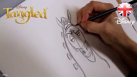 TANGLED |  How to Draw Maximus | Official Disney UK