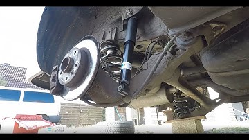 Opel Astra H Caravan Dämpfer + Federn hinten tauschen