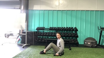 Glute Bridge Alternating Floor Press