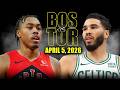 Boston Celtics vs Toronto Raptors Full Game Highlights – April 5, 2026 | NBA Season