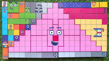 Looking for Numberblocks NEW 190 Puzzle Tetris Shape ASMR  | Numberblocks Satisfying Video