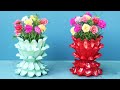 Creative flower pot ideas from plastic bottles