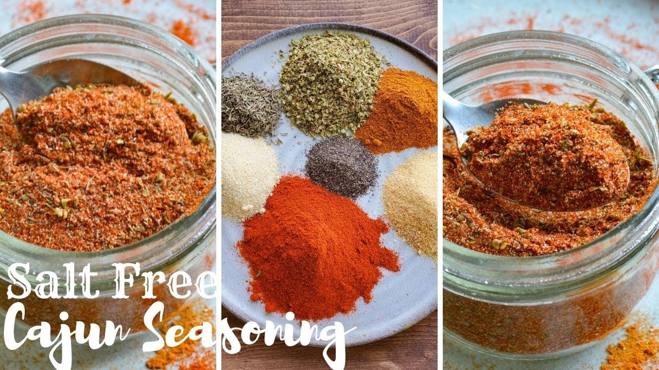 Cajun Seasoning Recipe (No Salt Added) - Posh Journal