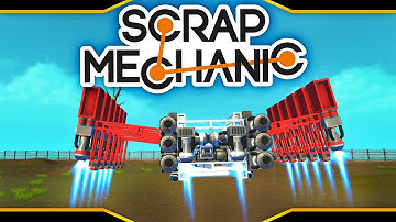 Scrap Mechanic ➤  Centipede Hovercraft! [Let