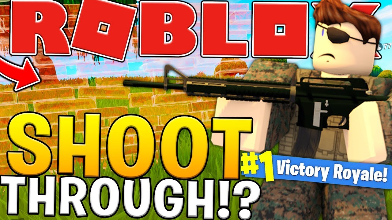 Shoot Through Wall Glitch In Fortnite Roblox Fortnite Battle Royale Island Royale 15 Youtube - jeromeasf roblox island royale