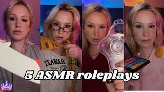 5 Roleplays In 1 Hour Chef, Tailor, Surgeon, Mua, & Coworker Roleplay Asmr