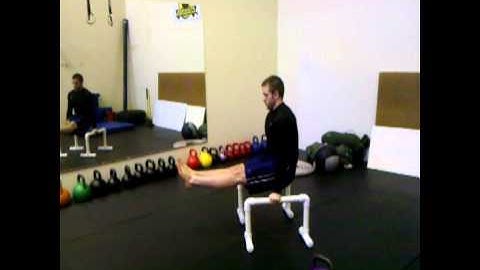 L-Sit to handstand pushup and Planche on Parallel Bars Practice