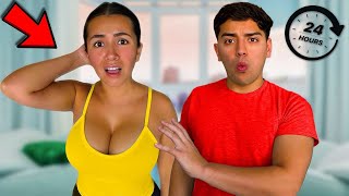GRABBING MY GIRLFRIENDS MELONS FOR 24 HOURS TO SEE HER REACTION!