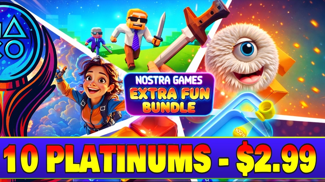 New Easy Platinum Game Bundle - 10 Platinums - 608 Trophies - $2.99