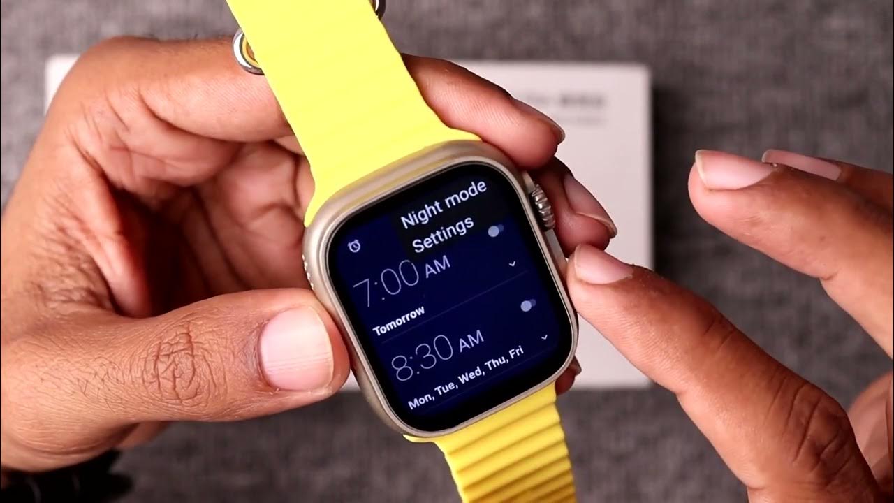 How To Set Up Alarm On S8 Ultra 4g Smart Watch YouTube