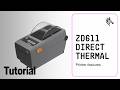ZD611 Direct Thermal Printer Features | Zebra