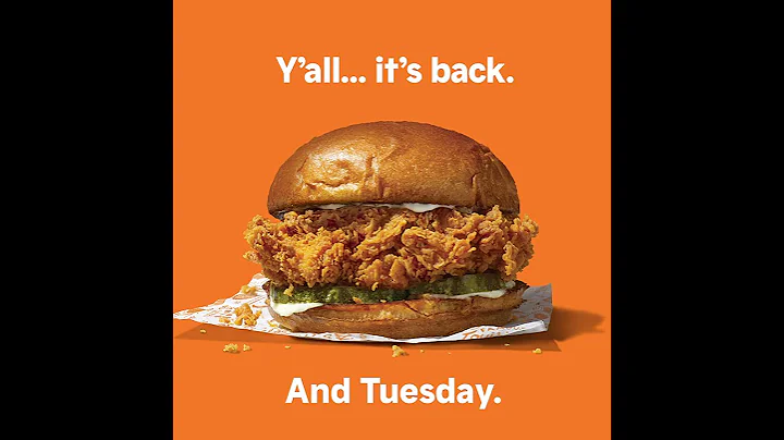 The Popeyes Chicken Sandwich Is Back.