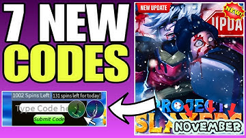 NIEUWE CODES 💫 PROJECT SLAYERS CODES NOVEMBER 2025 - ROBLOX PROJECT SLAYERS CODES 2025