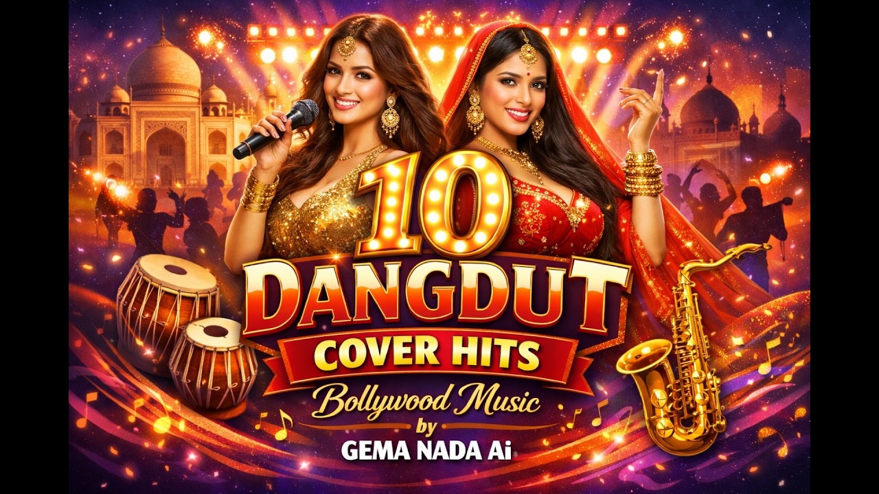 10 Dangdut Cover Hits Bollywood Music by GEMA NADA Ai